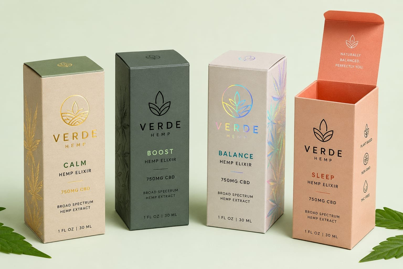 Hemp Oil Boxes